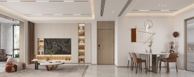 现代客餐厅3D模型下载